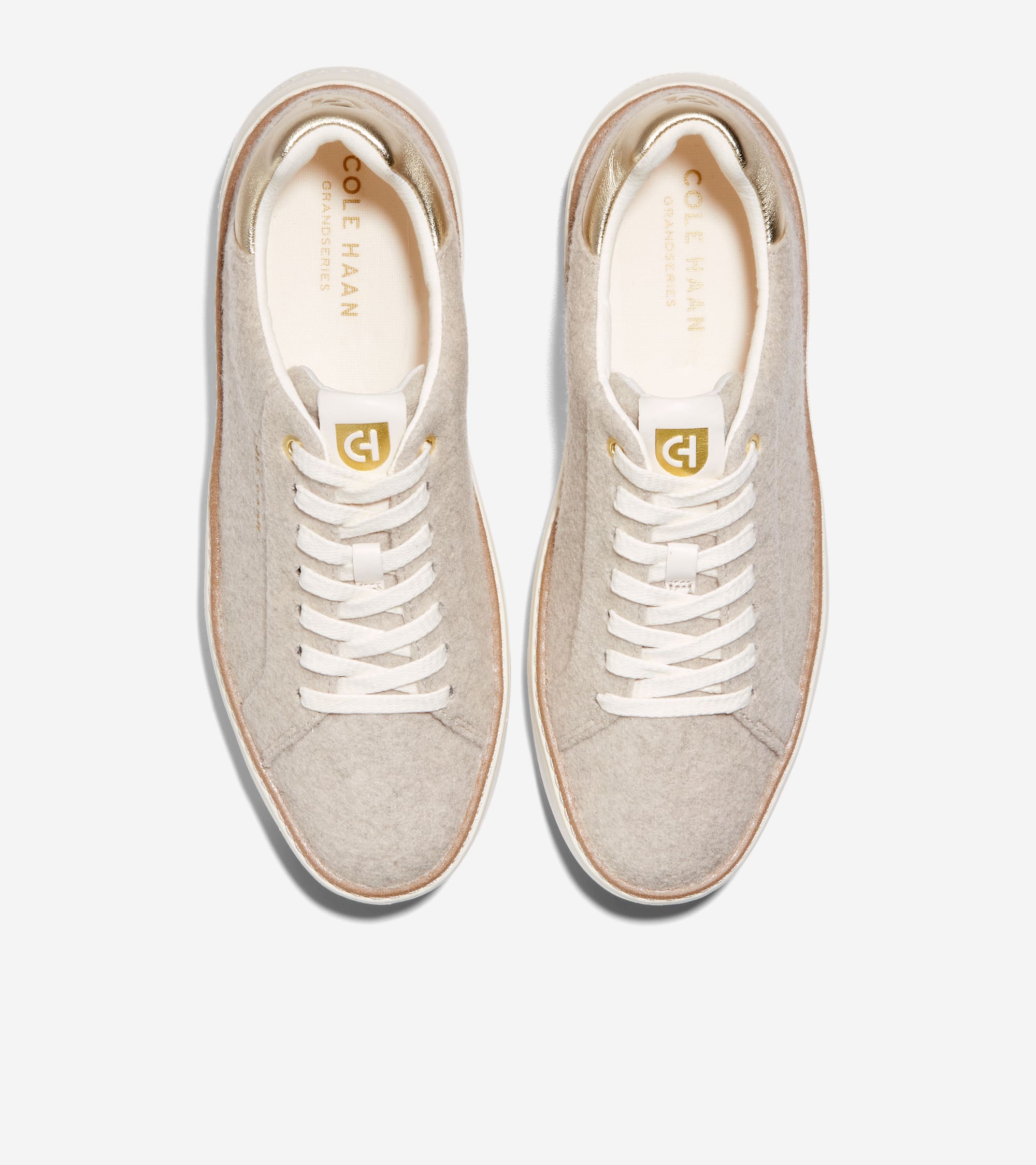 W29760:OATMEAL WOOL/GOLD METALLIC