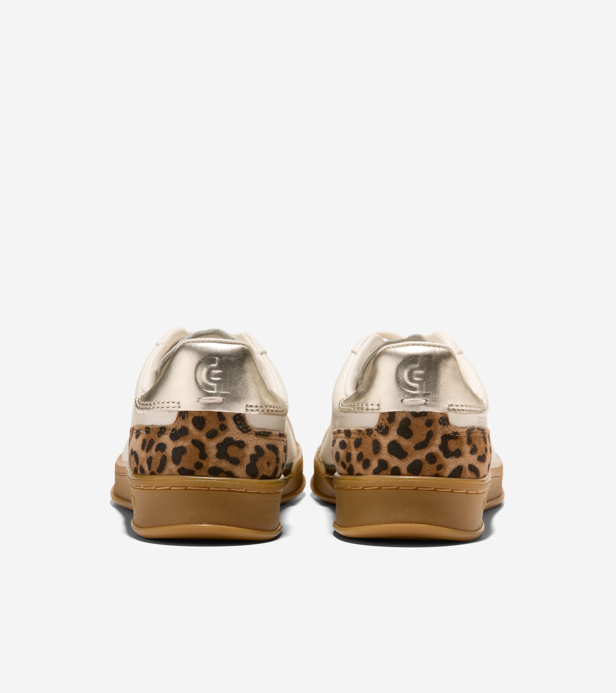 W34981:IVORY/LEOPARD PRNT SUEDE/GOLD METALLIC/GUM
