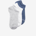 Women's 3-Pair Diamond Textured Super Soft Low Cut Socks