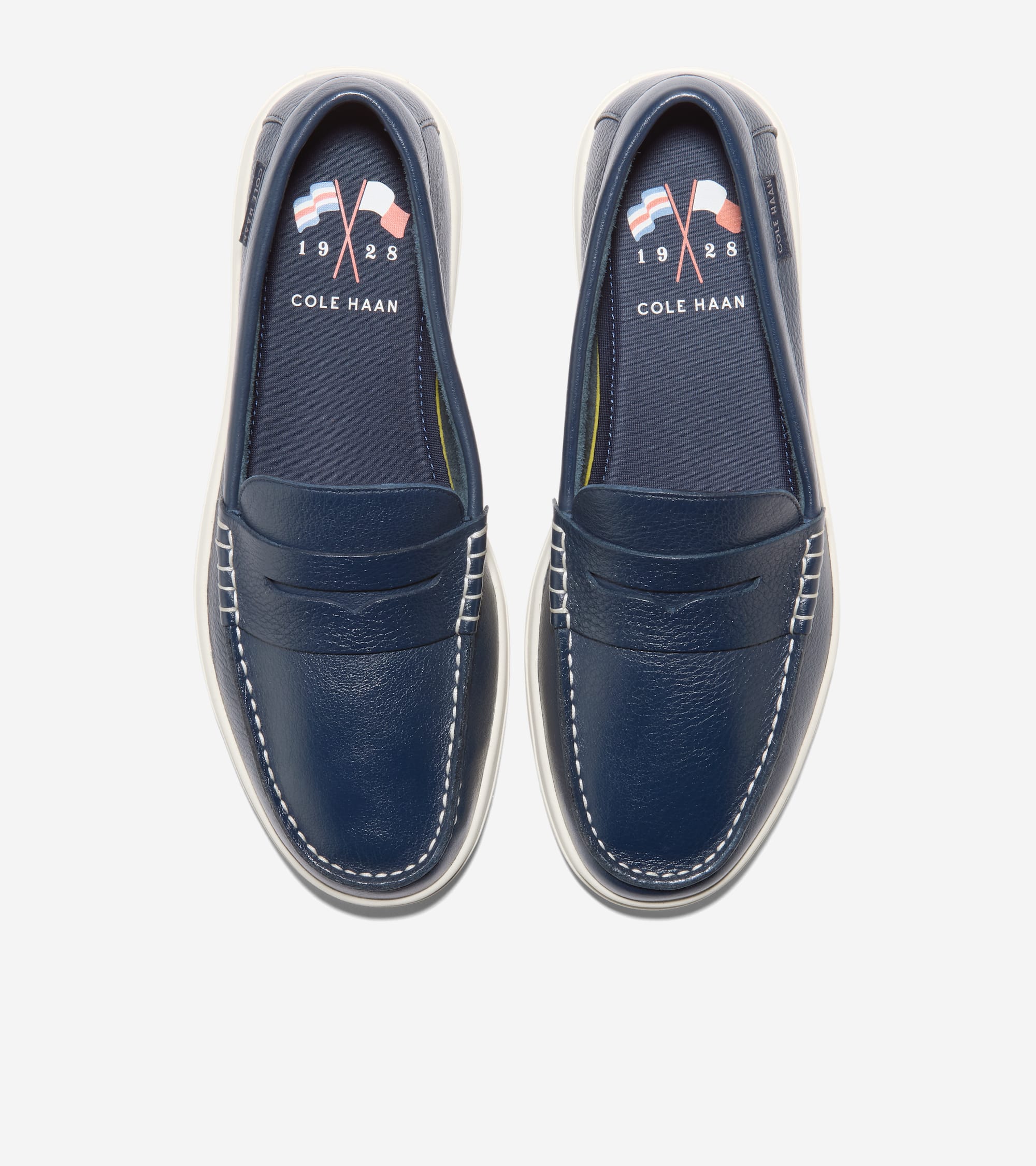 C43779:NAVY BLAZER / IVORY