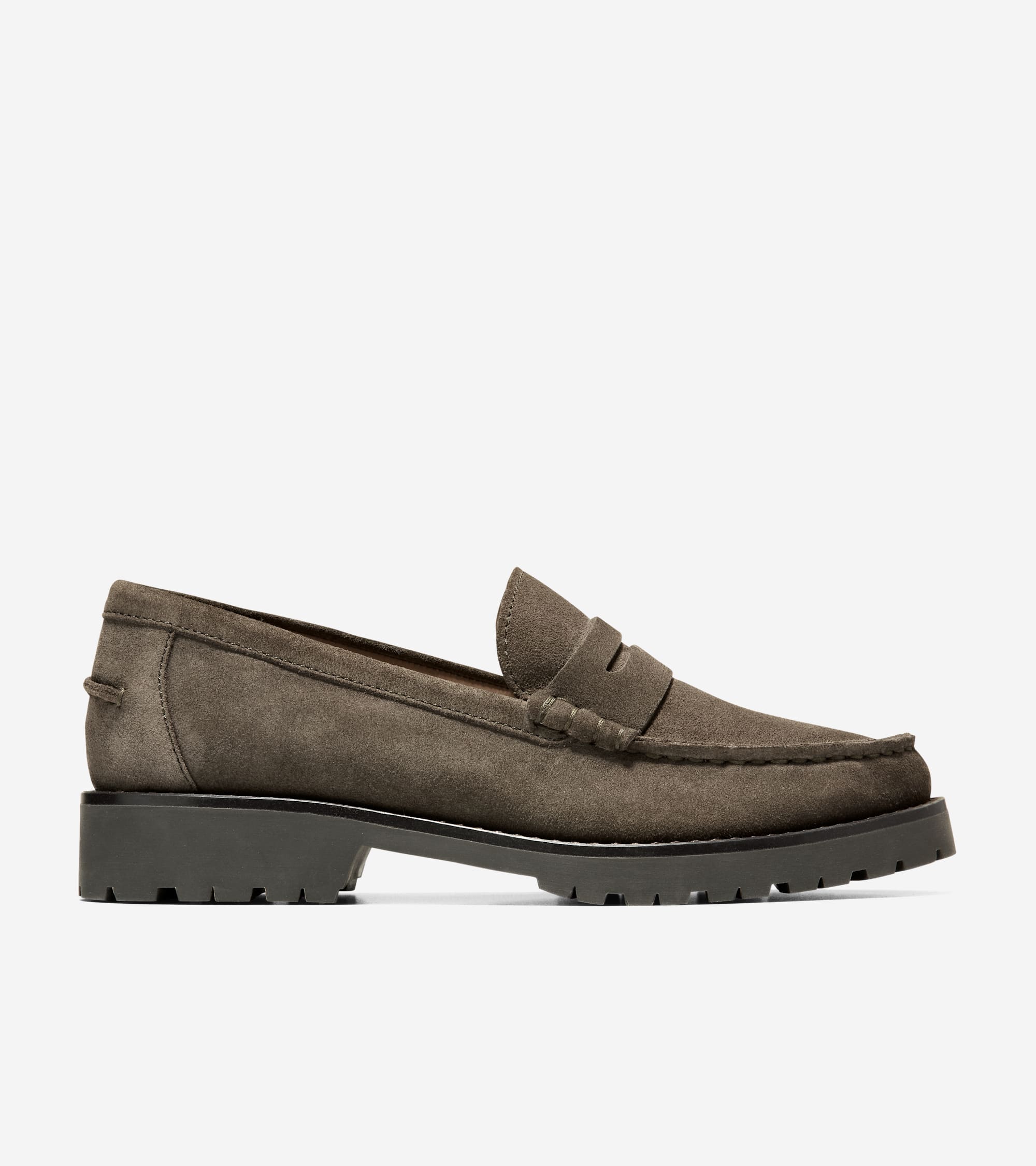 W37474:CH DEEP OLIVE SUEDE