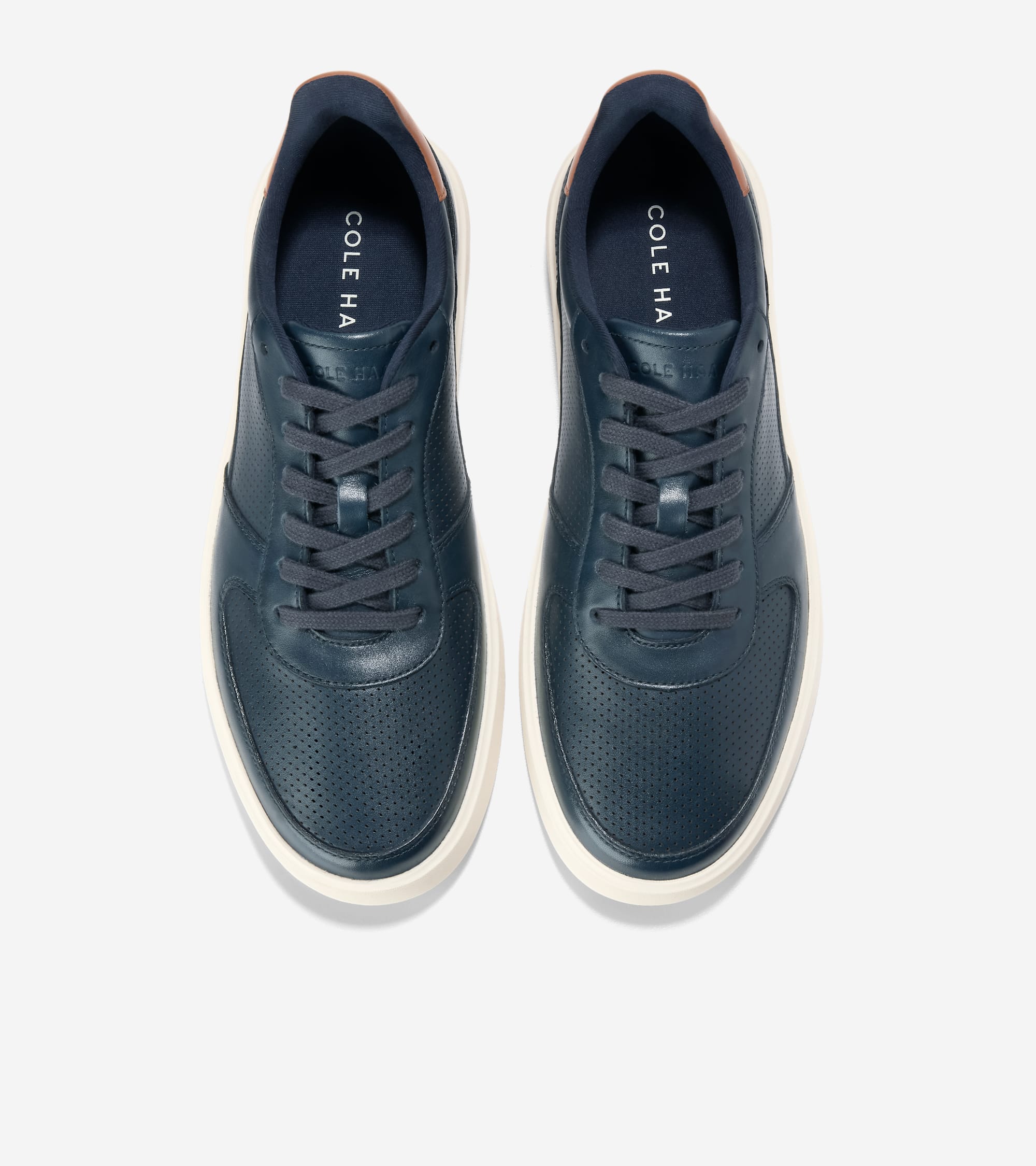 C40598:NAVY BLAZER / BRITISH TAN / IVORY