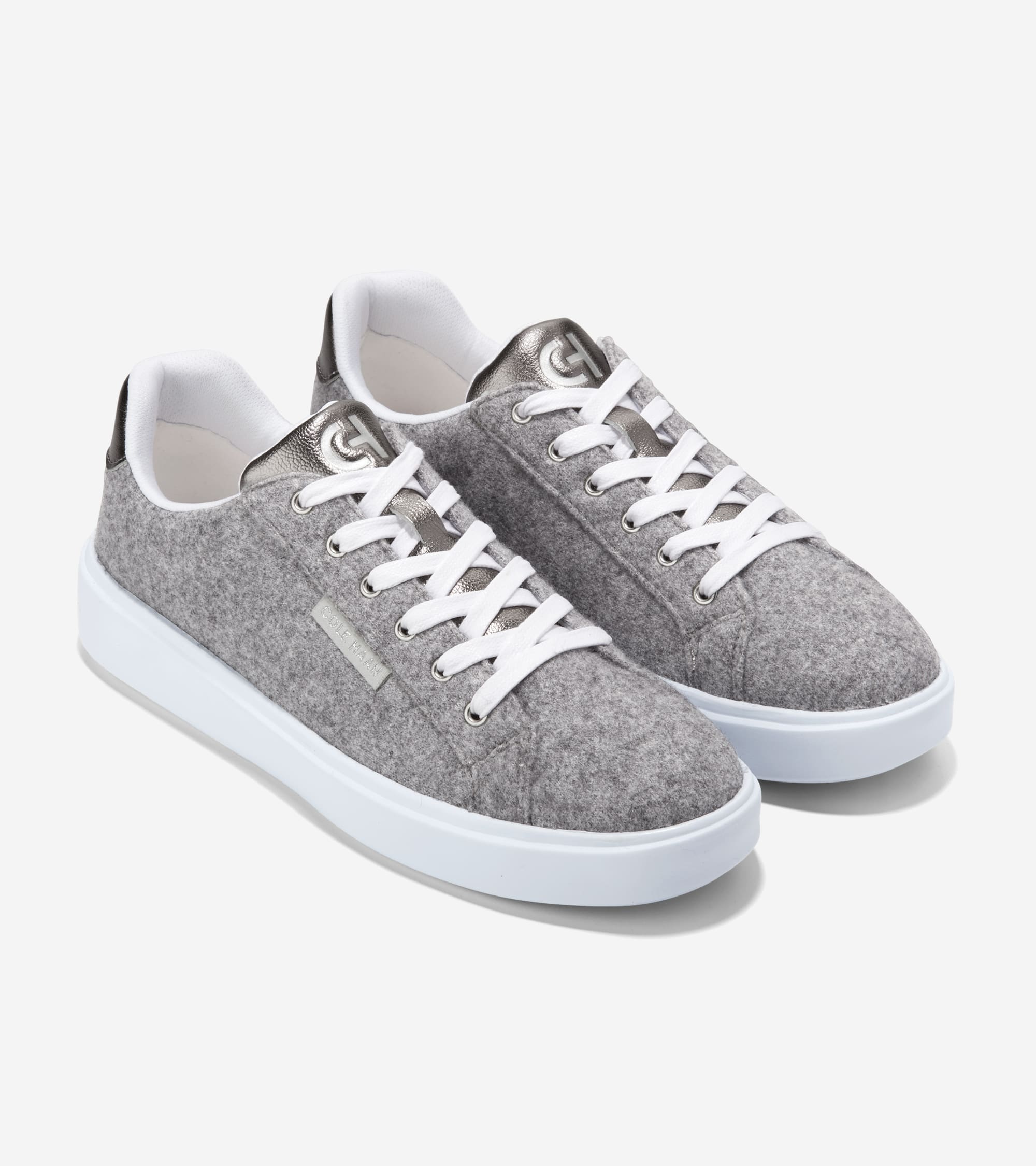 W29265:GREY WOOL/DK SILVER METALLIC/OPTIC WHITE