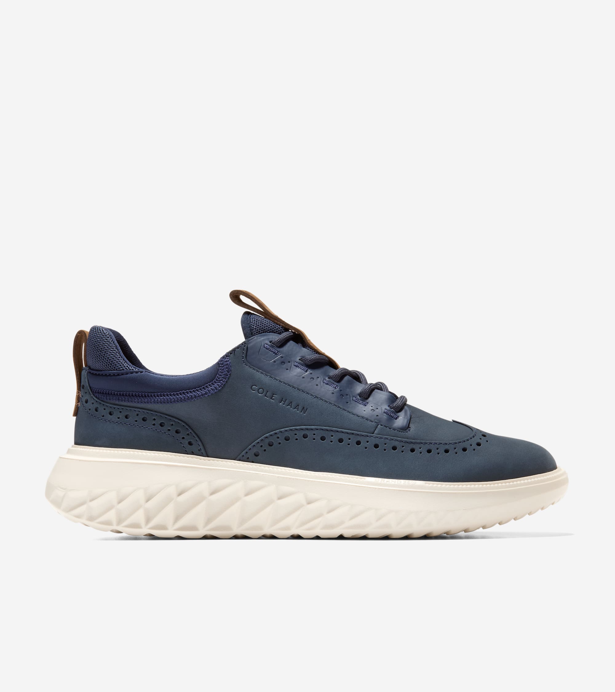 C43871:NAVY BLAZER NUBUCK / CH GOLDEN HONEY / IVORY