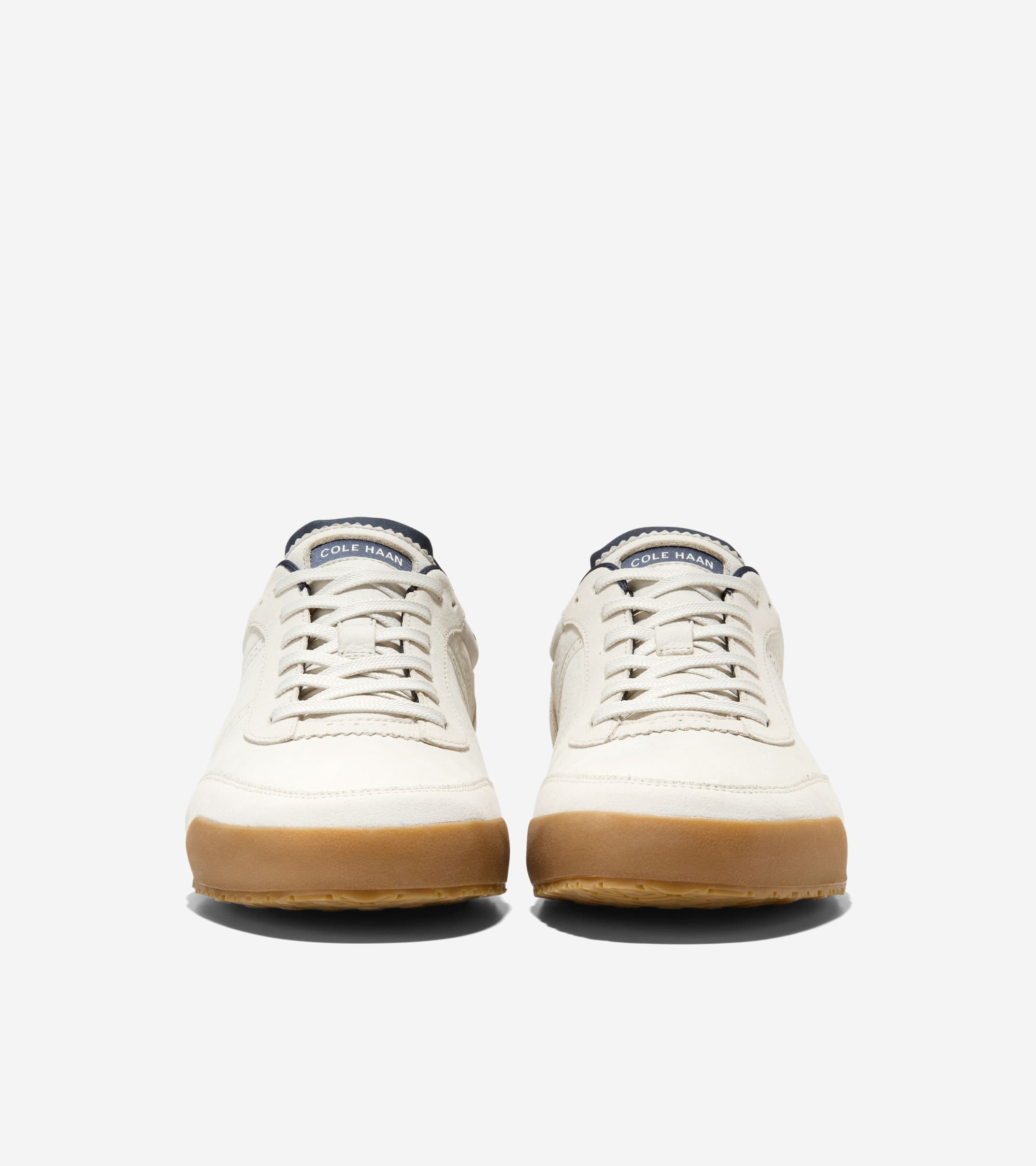 C43724:IVORY NUBUCK / SILVER BIRCH / NAVY BLAZER