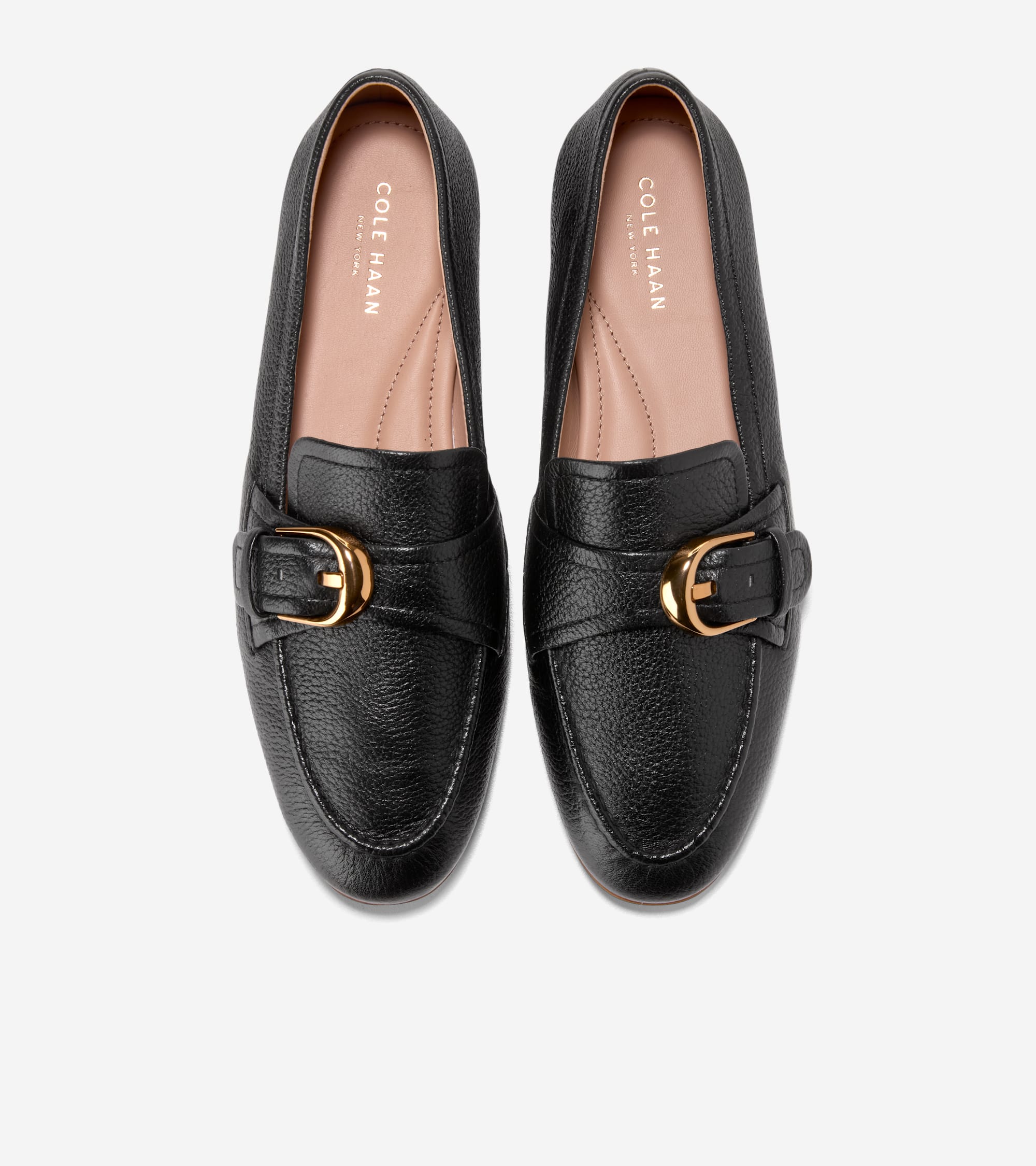 W35402:BLACK TUMBLED LEATHER