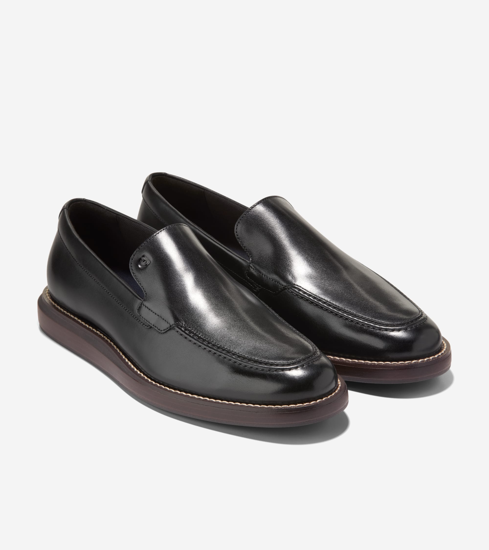 C43617:BLACK / DK NATURAL