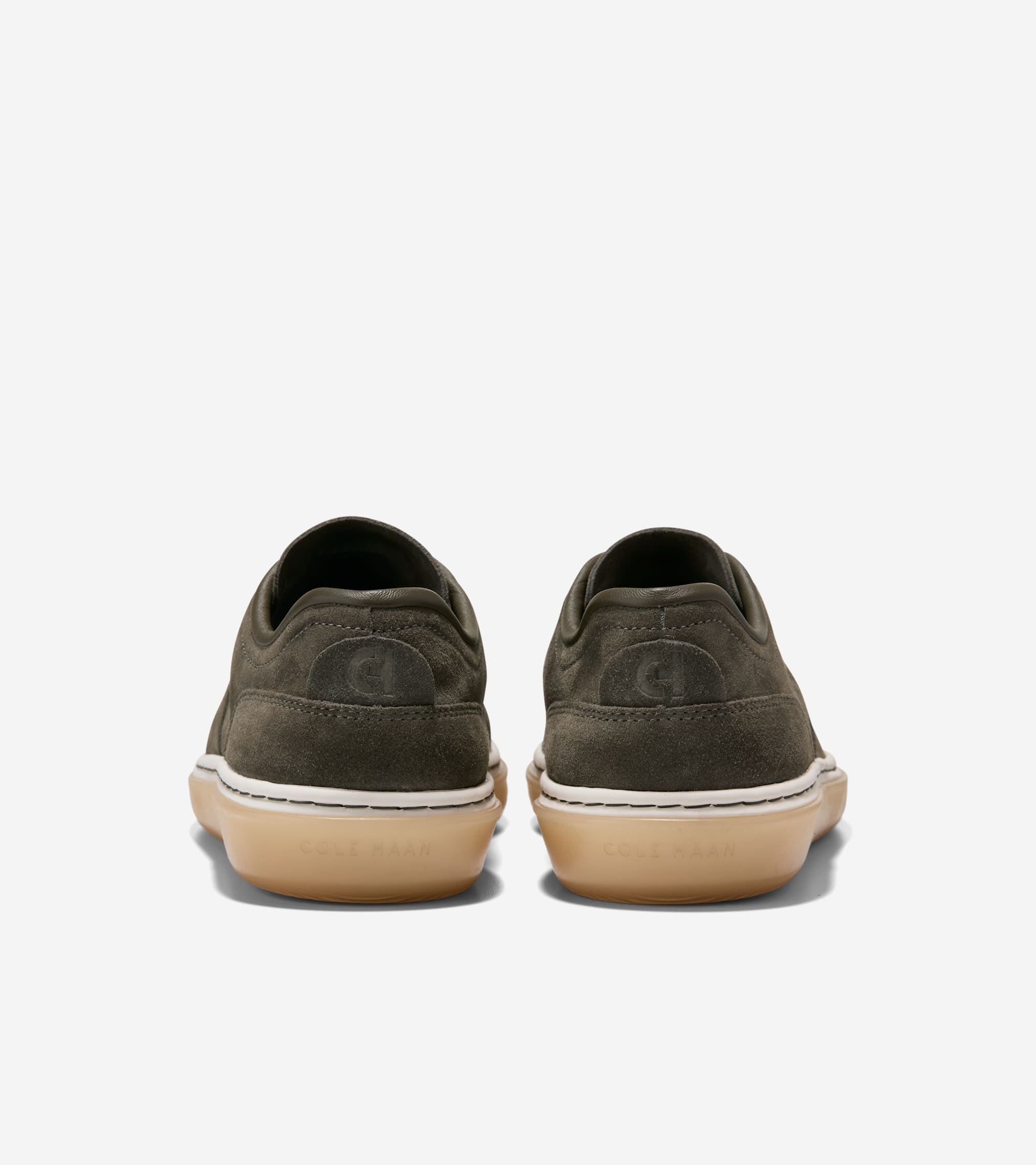 W38416:CH DEEP OLIVE SUEDE / NATURAL GUM