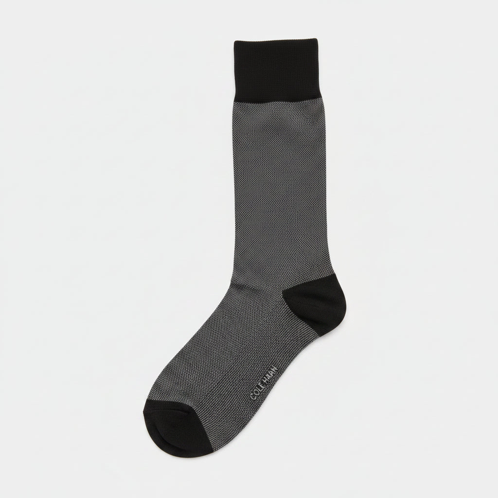 Men's Pique Textured Crew Socks