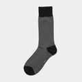Men's Pique Textured Crew Socks