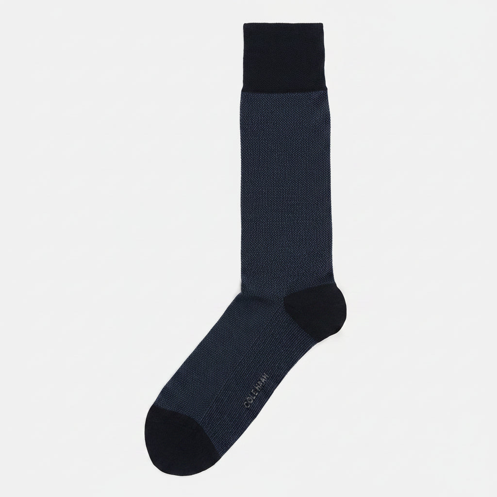 Men's Pique Textured Crew Socks