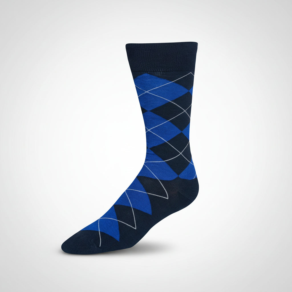 Men's Classic Argyle Crew Socks