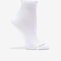 Women's 2-Pair Ruffle Quarter Ankle Socks